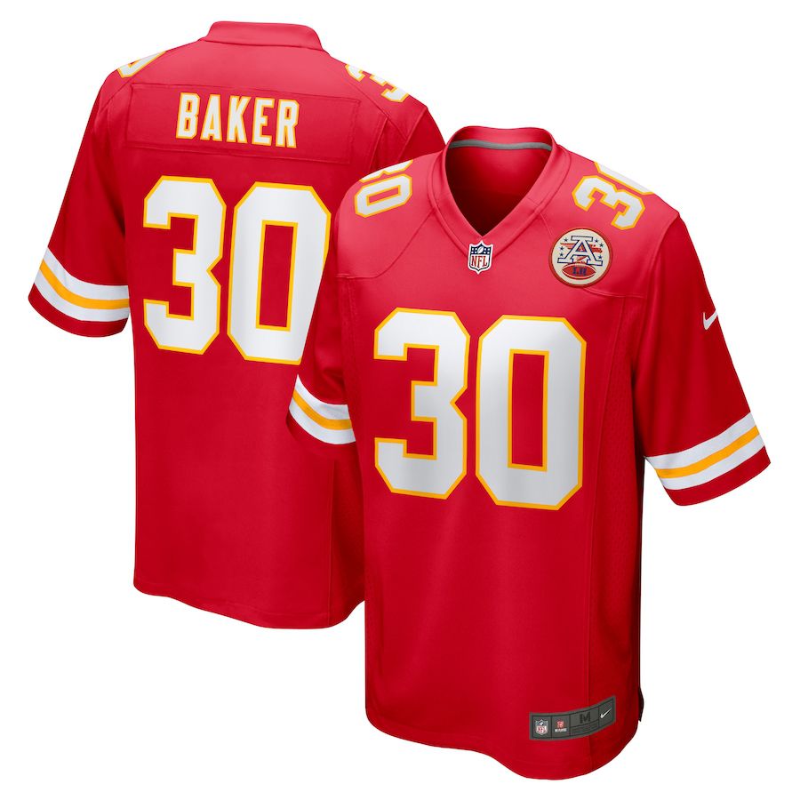 Men Kansas City Chiefs #30 Deandre Baker Nike Red Game NFL Jersey